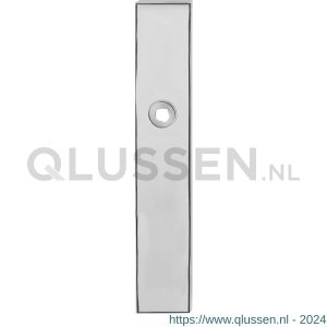 GPF Bouwbeslag RVS 1100.65 PC55 langschild rechthoekig enkelverend 218x40x8,5 mm PC55 RVS gepolijst GPF110065132