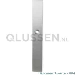 GPF Bouwbeslag RVS 1100.75 XL BB72 langschild XL rechthoekig enkelverend 282x40x8,5 mm BB72 RVS geborsteld GPF110075111