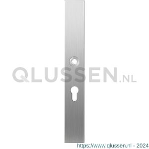 GPF Bouwbeslag RVS 1100.75L XL PC55 deurkruk gatdeel linkswijzend langschild XL rechthoekig 282x40x8,5 mm PC55 RVS geborsteld GPF110075232