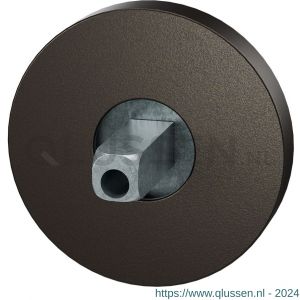 GPF Bouwbeslag Anastasius 1100.A1.0400 rozet rond 50x8 mm met vastgelaste knopvastzetter Dark blend GPF1100A10400