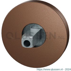 GPF Bouwbeslag Anastasius 1100.A2.0400 rozet rond 50x8 mm met vastgelaste knopvastzetter Bronze blend GPF1100A20400