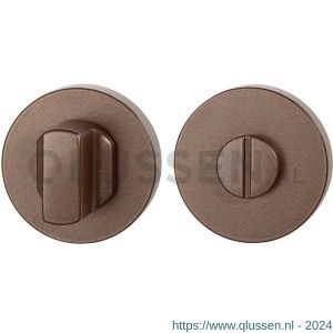 GPF Bouwbeslag Anastasius 1100.A2.0910 toiletgarnituur rond 50x8 mm stift 8 mm grote knop Bronze blend GPF1100A20910