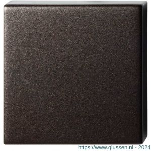 GPF Bouwbeslag Anastasius 1102.A1.0900 blinde vierkante rozet 50x50x8 mm Dark blend GPF1102A10900