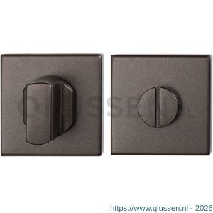 GPF Bouwbeslag Anastasius 1102.A1.0910 toiletgarnituur vierkant 50x50x8 mm stift 8 mm grote knop Dark blend GPF1102A10910