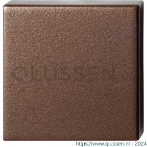 GPF Bouwbeslag Anastasius 1102.A2.0900 blinde vierkante rozet 50x50x8 mm Bronze blend GPF1102A20900