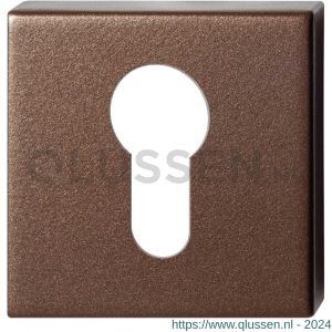 GPF Bouwbeslag Anastasius 1102.A2.0902 cilinderrozet vierkant 50x50x8 mm Bronze blend GPF1102A20902