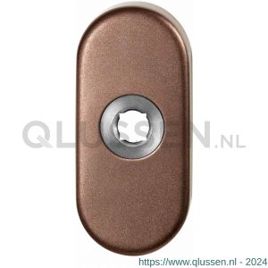 GPF Bouwbeslag Anastasius 1104.A2 L ovaal click rozet 70x32x10 mm linkswijzend Bronze blend GPF1104A20200