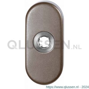 GPF Bouwbeslag Anastasius 1104.A3 L ovaal click rozet 70x32x10 mm linkswijzend Mocca blend GPF1104A30200