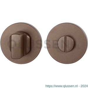 GPF Bouwbeslag Anastasius 1105.A2.0910 toiletgarnituur rond 50x6 mm stift 8 mm grote knop Bronze blend GPF1105A20910