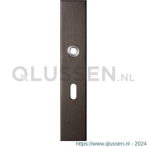 GPF Bouwbeslag Anastasius 1125.A1L BB56 deurkruk gatdeel linkswijzend langschild rechthoekig 218x40x8,5 mm BB56 Dark blend GPF1125A10201