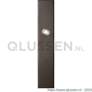 GPF Bouwbeslag Anastasius 1125.A1L blind deurkruk gatdeel linkswijzend langschild rechthoekig 218x40x8,5 mm blind Dark blend GPF1125A10200