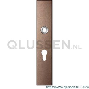 GPF Bouwbeslag Anastasius 1125.A2L PC55 deurkruk gatdeel linkswijzend langschild rechthoekig 218x40x8,5 mm PC55 Bronze blend GPF1125A20232