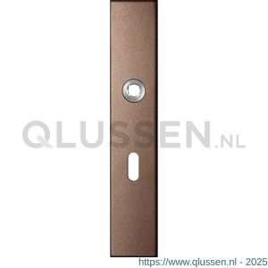 GPF Bouwbeslag Anastasius 1125.A2R BB56 deurkruk gatdeel rechtswijzend langschild rechthoekig 218x40x8,5 mm BB56 Bronze blend GPF1125A20301