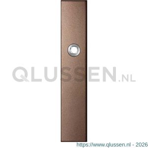 GPF Bouwbeslag Anastasius 1125.A2R blind deurkruk gatdeel rechtswijzend langschild rechthoekig 218x40x8,5 mm blind Bronze blend GPF1125A20300