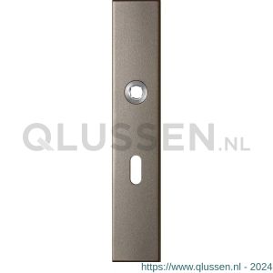 GPF Bouwbeslag Anastasius 1125.A3L BB56 deurkruk gatdeel linkswijzend langschild rechthoekig 218x40x8,5 mm BB56 Mocca blend GPF1125A30201