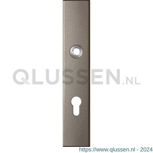 GPF Bouwbeslag Anastasius 1125.A3L PC72 deurkruk gatdeel linkswijzend langschild rechthoekig 218x40x8,5 mm PC72 Mocca blend GPF1125A30242