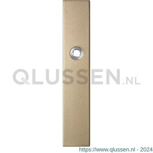 GPF Bouwbeslag Anastasius 1125.A4L blind deurkruk gatdeel linkswijzend langschild rechthoekig 218x40x8,5 mm blind Champagne blend GPF1125A40200