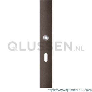 GPF Bouwbeslag Anastasius 1175.A1L BB56 deurkruk gatdeel linkswijzend langschild rechthoekig 282x40x8,5 mm BB56 Dark blend GPF1175A10201