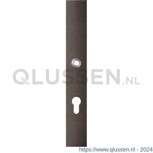 GPF Bouwbeslag Anastasius 1175.A1L PC72 deurkruk gatdeel linkswijzend langschild rechthoekig 282x40x8,5 mm PC72 Dark blend GPF1175A10242