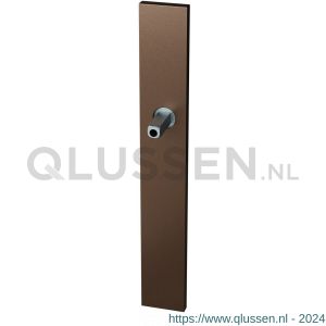 GPF Bouwbeslag Anastasius 1175.A2.400 XL blind langschild XL rechthoekig 282x40x8,5 mm blind met vastgelaste knopvastzetter Bronze blend GPF1175A20400