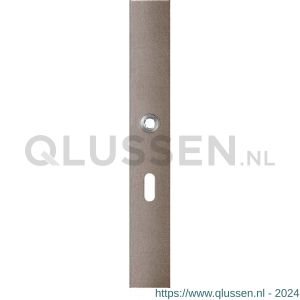 GPF Bouwbeslag Anastasius 1175.A3L BB56 deurkruk gatdeel linkswijzend langschild rechthoekig 282x40x8,5 mm BB56 Mocca blend GPF1175A30201