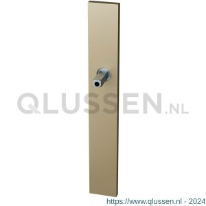 GPF Bouwbeslag Anastasius 1175.A4.400 XL blind langschild XL rechthoekig 282x40x8,5 mm blind met vastgelaste knopvastzetter Champagne blend GPF1175A40400