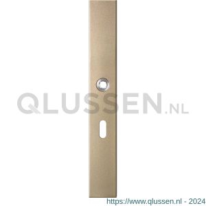 GPF Bouwbeslag Anastasius 1175.A4R BB56 deurkruk gatdeel rechtswijzend langschild rechthoekig 282x40x8,5 mm BB56 Champagne blend GPF1175A40301