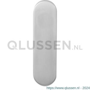 GPF Bouwbeslag RVS 1200.10 BB56 kortschild afgerond 169x46x8,5 mm zonder krukgat BB56 RVS geborsteld GPF120010101