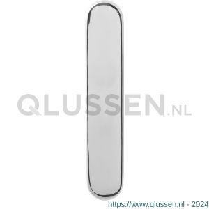 GPF Bouwbeslag RVS 1200.60 BB56 langschild afgerond 220x40x8 mm zonder krukgat BB56 RVS gepolijst GPF120060101