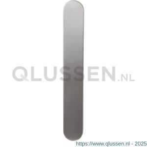 GPF Bouwbeslag RVS 1200.70 blind langschild XL afgerond 282x40x8,5 mm geheel blind RVS geborsteld GPF120070100