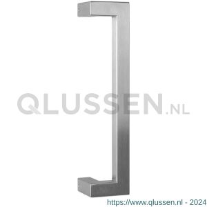 GPF Bouwbeslag RVS 9701.09.0300 deurgreep GPF13 verkropt 22x22x300/278 mm RVS geborsteld met enkel- en dubbelzijdige bevestiging GPF9701090300