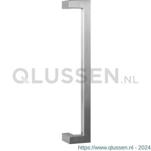 GPF Bouwbeslag RVS 9701.09.0400 deurgreep GPF13 verkropt 22x22x400/378 mm RVS geborsteld met enkel- en dubbelzijdige bevestiging GPF9701090400