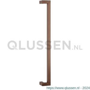 GPF Bouwbeslag Anastasius 9701.A2 deurgreep GPF13 verkropt 22x22x600/578 mm Bronze blend met enkel- en dubbelzijdige bevestiging GPF9701A20600