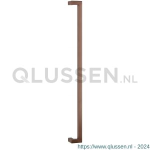 GPF Bouwbeslag Anastasius 9701.A2 deurgreep GPF13 verkropt 22x22x800/778 mm Bronze blend met enkel- en dubbelzijdige bevestiging GPF9701A20800