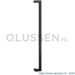 GPF Bouwbeslag ZwartWit 9701.61.0800 deurgreep GPF13 verkropt 22x22x800/778 mm zwart met enkel- en dubbelzijdige bevestiging GPF9701610800