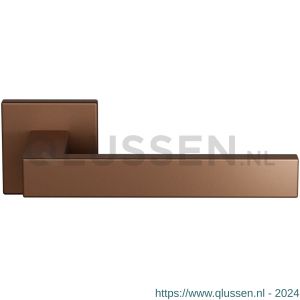 GPF Bouwbeslag Anastasius 1308.A2-02 Zika deurkruk op vierkant rozet 50x50x8 mm Bronze blend GPF1308A20100-02