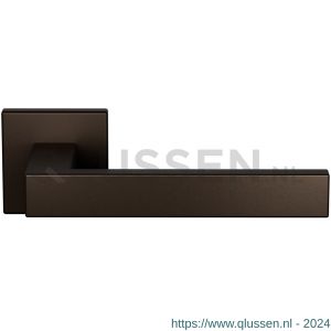 GPF Bouwbeslag Anastasius 1308.A1-02 Zika deurkruk op vierkant rozet 50x50x8 mm Dark blend GPF1308A10100-02