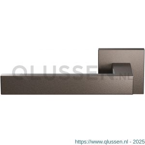 GPF Bouwbeslag Anastasius 1308.A1-02L Zika deurkruk linkswijzend op vierkant rozet 50x50x8 mm Dark blend GPF1308A10200-02