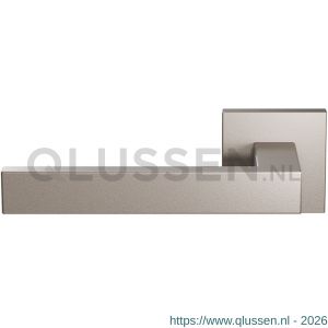 GPF Bouwbeslag Anastasius 1308.A3-02L Zika deurkruk linkswijzend op vierkant rozet 50x50x8 mm Mocca blend GPF1308A30200-02