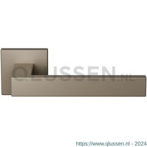 GPF Bouwbeslag Anastasius 1308.A3-02R Zika deurkruk rechtswijzend op vierkant rozet 50x50x8 mm Mocca blend GPF1308A30300-02