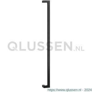 GPF Bouwbeslag ZwartWit 9702.61.1200 deurgreep GPF14 verkropt 30x30x1200/1170 mm zwart met enkel- en dubbelzijdige bevestiging GPF9702611200