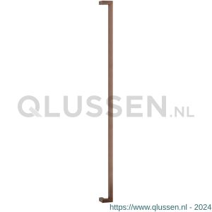 GPF Bouwbeslag Anastasius 9702.A2 deurgreep GPF14 verkropt 30x30x1600/1570 mm Bronze blend met enkel- en dubbelzijdige bevestiging GPF9702A21600