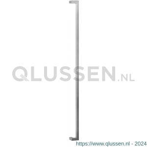 GPF Bouwbeslag RVS 9702.09.1600 deurgreep GPF14 verkropt 30x30x1600/1570 mm RVS geborsteld met enkel- en dubbelzijdige bevestiging GPF9702091600