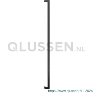 GPF Bouwbeslag ZwartWit 9702.61.1600 deurgreep GPF14 verkropt 30x30x1600/1570 mm zwart met enkel- en dubbelzijdige bevestiging GPF9702611600