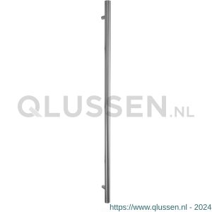 GPF Bouwbeslag RVS 9676.09 deurgreep GPF16 38x1200/1000 mm RVS geborsteld met enkel- en dubbelzijdige bevestiging GPF967609716