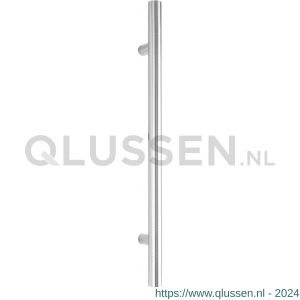 GPF Bouwbeslag RVS 9685.09 deurgreep GPF18 32x640/440 mm met decorring RVS geborsteld met enkel- en dubbelzijdige bevestiging GPF968509718