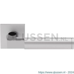 GPF Bouwbeslag RVS 2080.49/09-02 GPF2080.02 Kuri Duo deurkruk op vierkant rozet 50x50x8 mm RVS gepolijst-RVS geborsteld GPF208049-090100-02