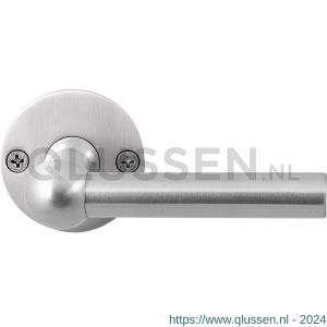 GPF Bouwbeslag RVS 3040.09-06 GPF3040.06 Hipi deurkruk op rond rozet 50x2 mm RVS geborsteld GPF3040090100-06