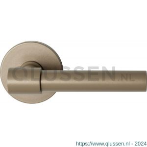 GPF Bouwbeslag Anastasius 3041.A4 Hipi Deux deurkruk 103 mm op rond rozet Champagne blend GPF3041A40100-05