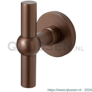 GPF Bouwbeslag Anastasius 3045.A2-05 GPF3045.A2 Hipi kruisknop op rond rozet 50x6 mm vast met knopvastzetter Bronze blend GPF3045A20400-05